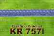 kr757l - Elástico escarola de 9 mm. Poliéster - Lurex - Elastodieno. Color: Varios. Uso frecuente en: Pantaletas, Bikini, Tanga, Adornos en ropa. kr757l