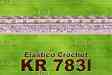 kr783l - Elástico escarola brillante de 8 mm. Poliéster - Lurex - Elastodieno. Color: Varios. Uso frecuente en: Pantaletas, Bikini, Tanga, Adornos en ropa. kr783l